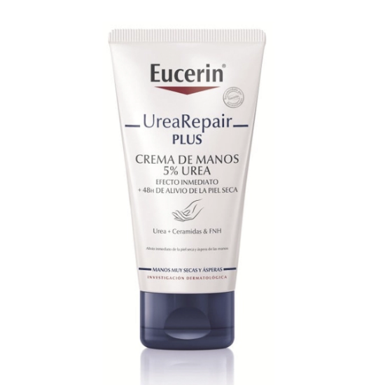 Imagen de Eucerin 5 % urea reparadora crema de mano x 75 ml