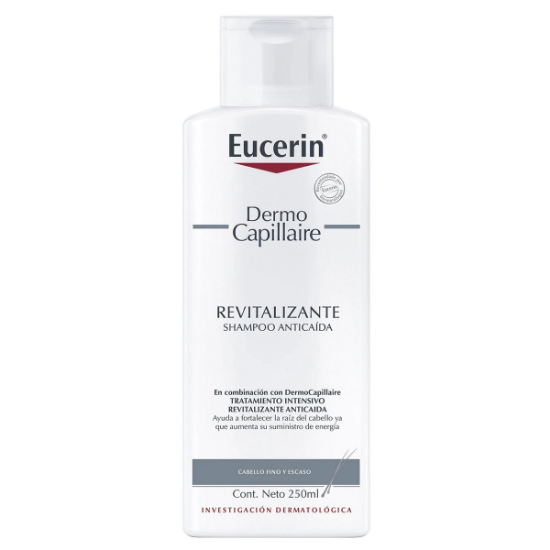 Imagen de Eucerin dermo capillaire revitalizante anticaída cabello fino escaso shampoo x 250 ml