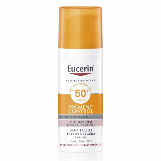 Imagen de Eucerin sun face SPF50+ fluido antipigmento x 50 ml