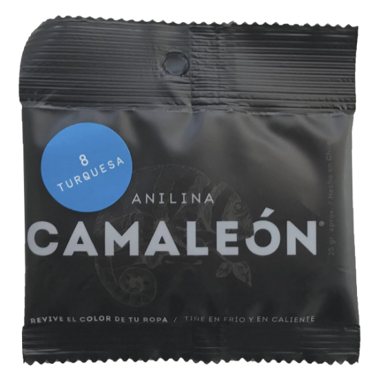 Imagen de Camaleon anilina N°8 turquesa x 1 unidad