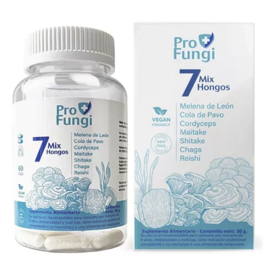 Imagen de PRO FUNGI X 60 CAPS. MIX 7 HONGOS FUNCIONALES