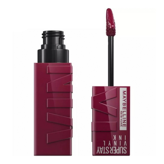 Imagen de MAYBELLINE SUPER STAY VINYL INK UNRIVALED LABIAL LIQUIDO 4,14 ML