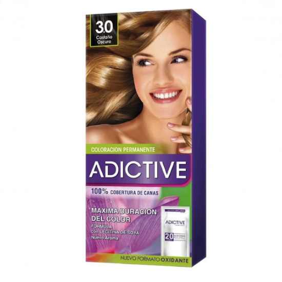 Imagen de Adictive 3 / 0 castaño oscuro x 40 g