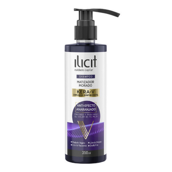 Imagen de ILICIT SHAMPOO KERAV MATIZADOR 350 ML