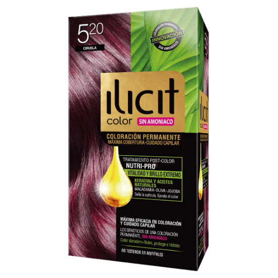 Imagen de ILICIT SIN AMONIACO 5/20 CIRUELA 16 60G