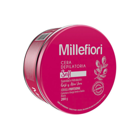 Imagen de MILLEFIORI CERA DEPILATORIA SOFT 200 GR.