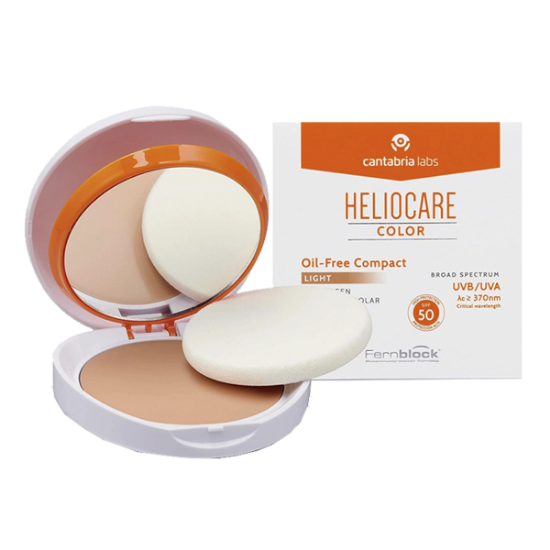 Imagen de HELIOCARE COLOR LIGHT SPF50+ OIL FREE PROTECCION EXTREMA POLVO COMPACTO 10G.