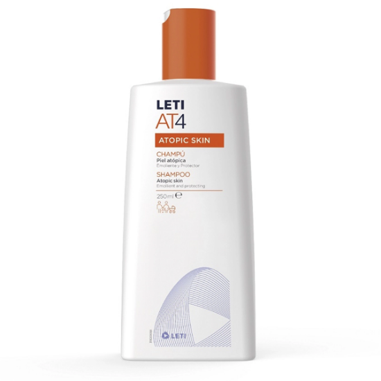 Imagen de LETI-AT4 EMOLIENTE PROTECTOR PIEL ATOPICA SHAMPOO 250 ML