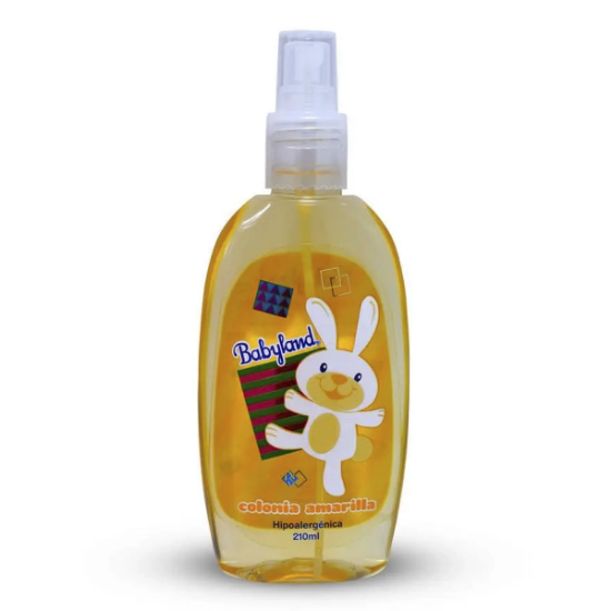 Imagen de Babyland hipoalergenica para niños amarilla colonia x 210 ml