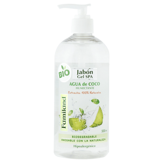 Imagen de JABON AGUA DE COCO 500ML. CON VALVULA 500 ML