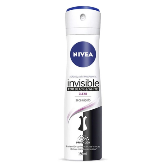 Imagen de NIVEA WOMEN INVISIBLE BLACK & WHITE GOLD DESODORANTE SPRAY 150 ML