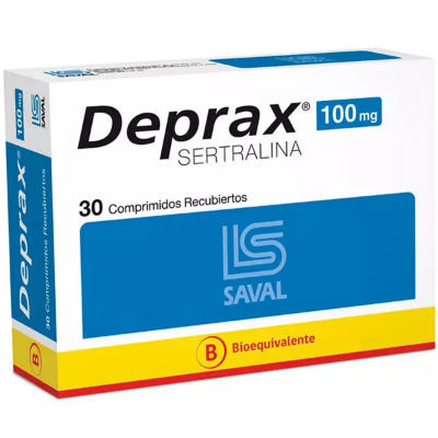 Imagen de Deprax 100 mg x 30 comprimidos recubiertos