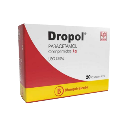 Imagen de Dropol 1000 mg x 20 comprimidos