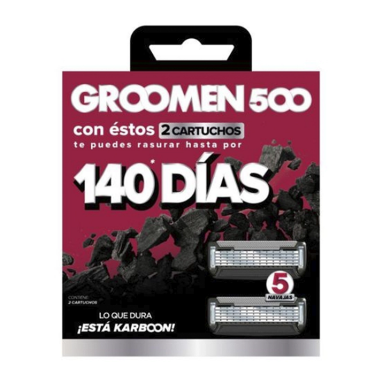 Imagen de GROOMEN 500 X 2 CARTUCHOS REPUESTOS