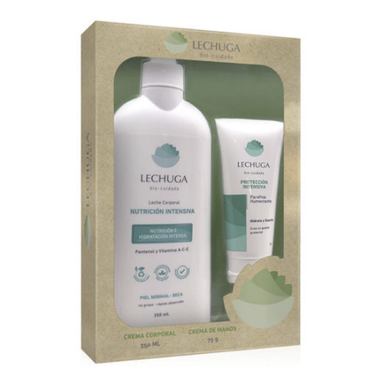 Imagen de LECHUGA BIO-CUIDADO NUTRICION INTENSIVA PANTENOL+VIT-ACE P/S-ES LECHE CORP+MANOS [350+50] G.