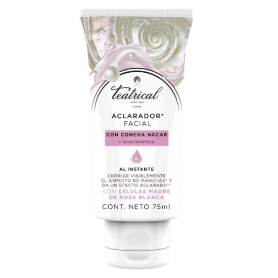 Imagen de TEATRICAL ACLARADOR FACIAL 75ML (NIACINAMIDA Y CONCHA NACAR)