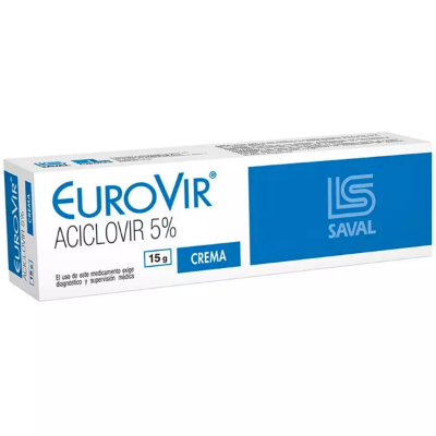 Imagen de Eurovir 5 % crema x 15 g