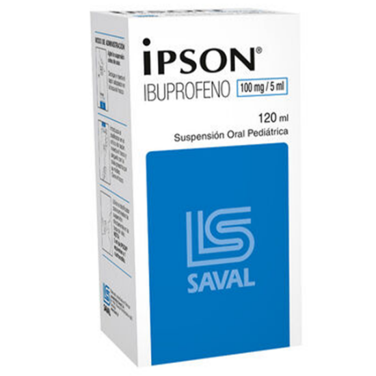 IPSON-D SUSPENSION ORAL 120 ML (IBUPROFENO+PSEUDOEFEDRINA)