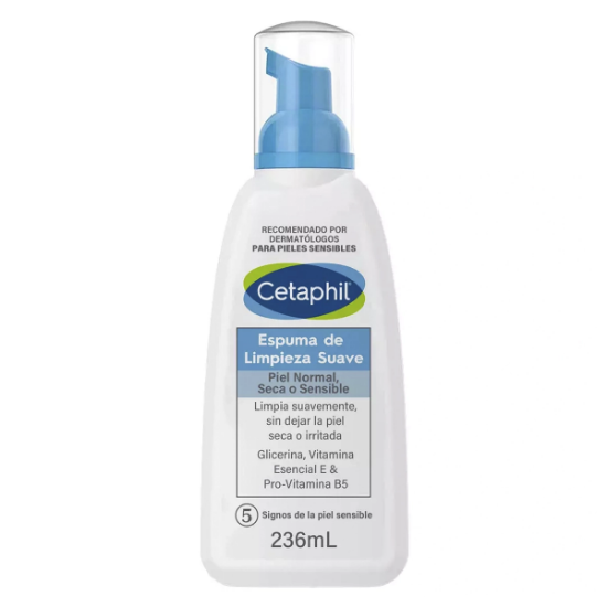 Imagen de Cetaphil piel sensible espuma limpiadora x 236 ml