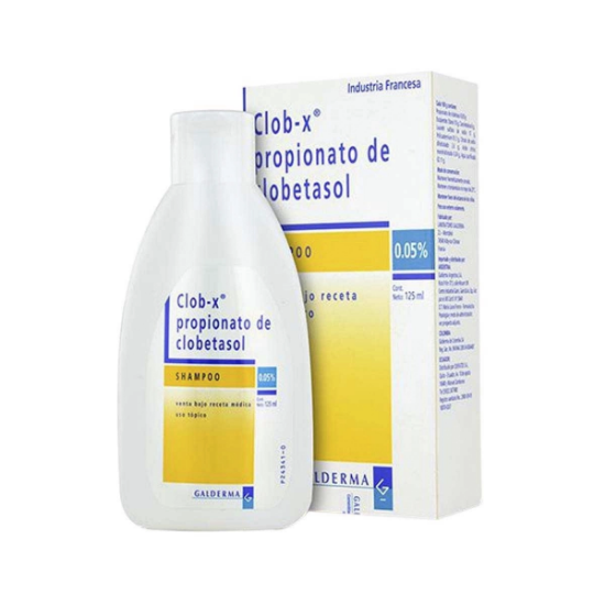 Clob X 0,05 % shampoo x 125 ml - Dermatología