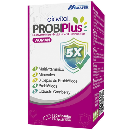 Imagen de Diavital probiplus woman x 30 cápsulas
