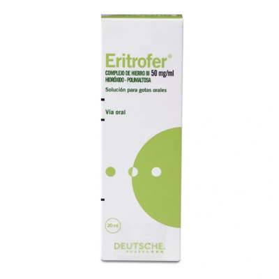 Imagen de Eritrofer 50 mg / ml solución oral gotas x 20 ml