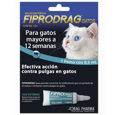 Imagen de Fipro drag gato x 0,5 ml
