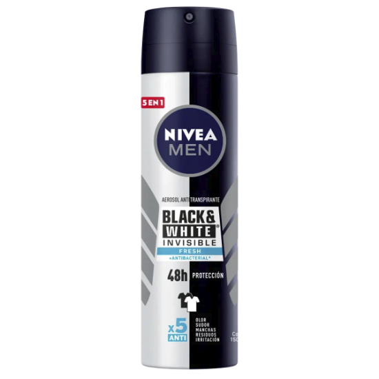 Imagen de NIVEA MEN BLACK & WHITE FRESH DESODORANTE SPRAY 150 ML