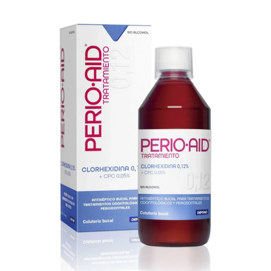 Imagen de PERIO-AID TRATAMIENTO S/ALCOHOL COLUTORIO BUCAL 500 ML (CLORHEXIDINA+CETILPIRIDIN