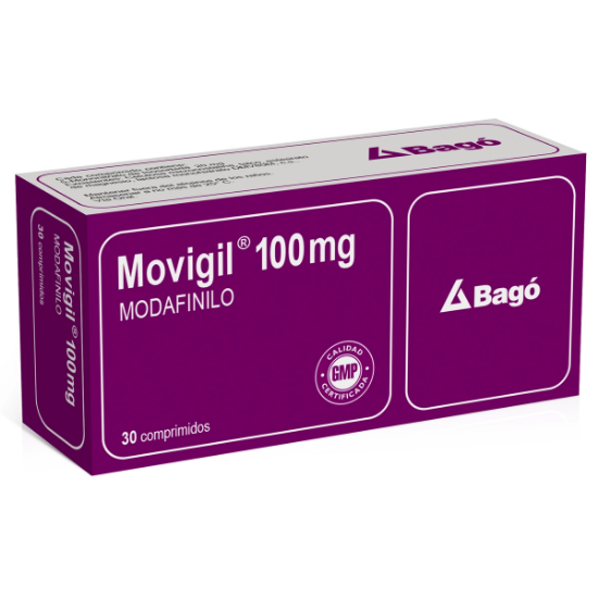 Imagen de MOVIGIL 100 MG 30 COMPRIMIDOS (MODAFINILO)