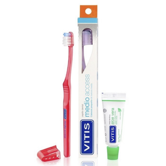 Imagen de VITIS ACCESS MEDIO CEPILLO DENTAL+MINI PASTA 15 ML