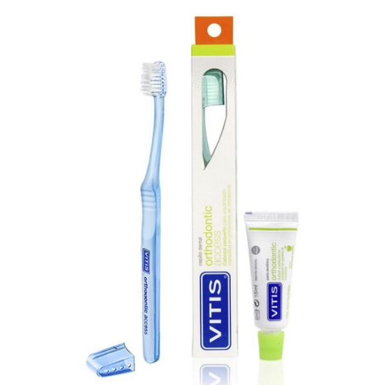 Imagen de VITIS ACCESS ORTHODONTIC CEP.DENTAL ADULTO CABEZAL PEQUE+MINI PASTA 15 ML