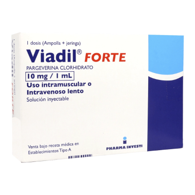 Imagen de VIADIL FORTE 10 MG/ML INYECTABLE AMPOLLA 1 ML (PARGEVERINA HCL)