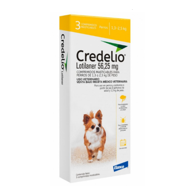 Imagen de Credelio 56,25 mg x 3 comprimidos masticables
