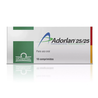 Imagen de Adorlan 25 + 25 mg x 10 comprimidos
