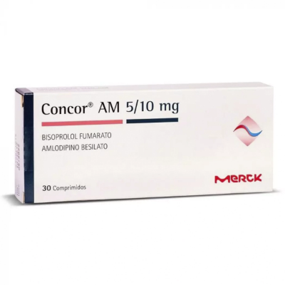 Imagen de Concor AM 5 / 10 mg x 30 comprimidos recubiertos