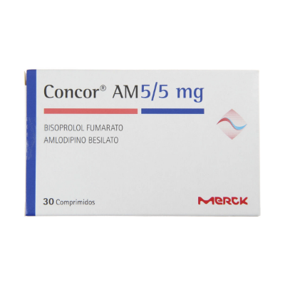 Imagen de Concor AM 5 / 5 mg x 30 comprimidos recubiertos