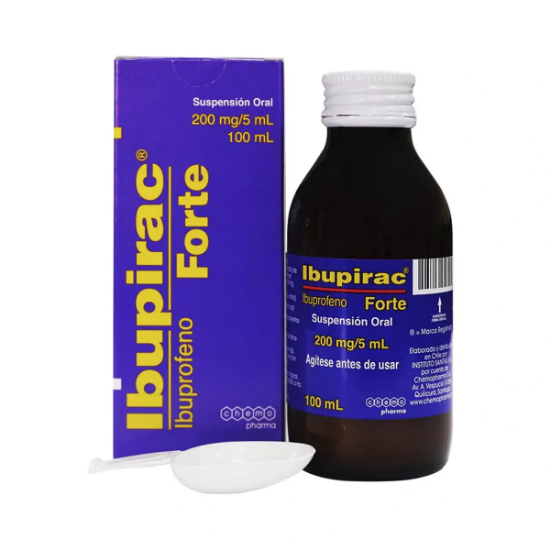 Imagen de IBUPIRAC FORTE 200 MG/5ML SUSPENSION ORAL 100 ML (IBUPROFENO)