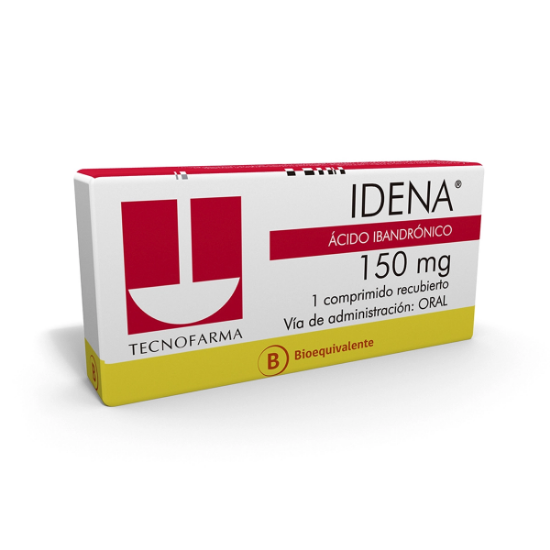 Imagen de IDENA 150 MG 1 COMPRIMIDO RECUBIERTO [BE] (ACIDO IBANDRONICO)