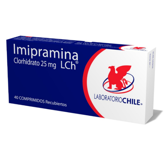 Imagen de IMIPRAMINA [BE] 25 MG 40 COMPRIMIDOS RECUBIERTOS