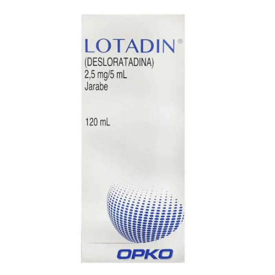 Imagen de LOTADIN 2,5 MG/5ML JARABE 120 ML (DESLORATADINA)