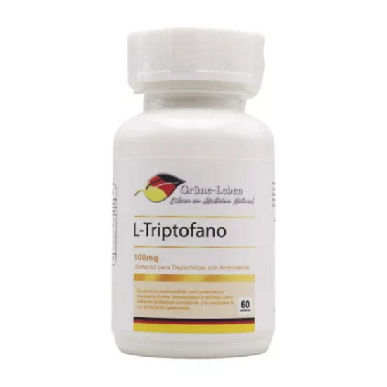 Imagen de L-TRIPTOFANO NATURAL 60 CAPSULAS VEGANAS [GRUNE LEBEN]