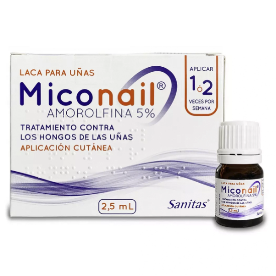 Imagen de MICONAIL 5% LACA PARA UÑAS 2,5 ML (AMOROLFINA)