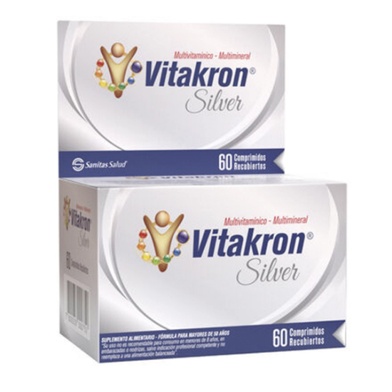 Imagen de VITAKRON SILVER 60 COMPRIMIDOS