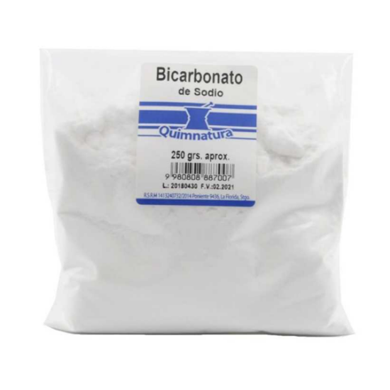 Imagen de QUIMNATURA BICARBONATO DE SODIO BOLSA 250 G.