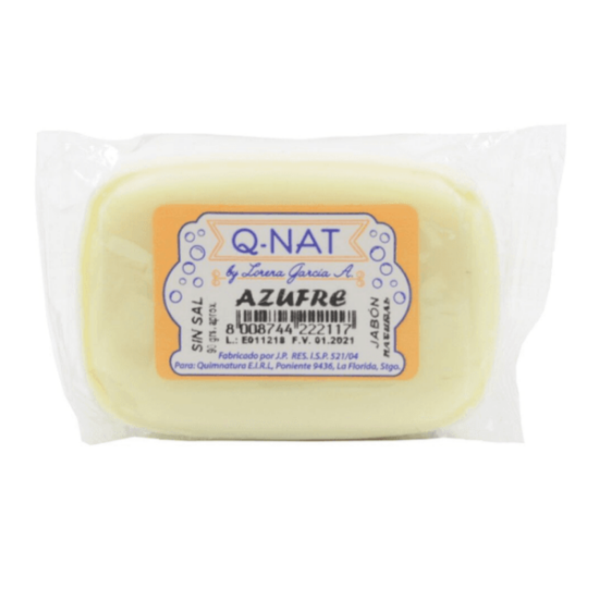 Imagen de QUIMNATURA JABON AZUFRE BARRA 90 G.