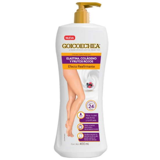 Imagen de Goicoechea elastina colágeno y frutos Rojos crema x 400 ml