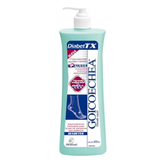 Imagen de Goicoechea Diabet TX crema hidratante x 400 ml