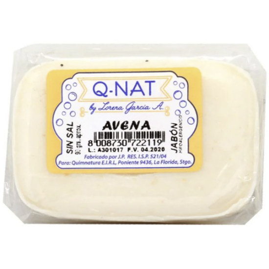 Imagen de QUIMNATURA JABON AVENA BARRA 90 G.