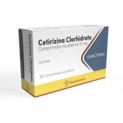 Imagen de Cetirizina 10 mg x 30 comprimidos recubiertos
